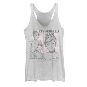 Juniors' Disney Princess Cinderella Sketch Line Art Tank Top