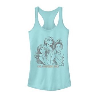 Juniors' Disney Princess Trio Group Shot Tank Top
