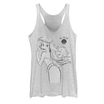 Disney's The Little Mermaid Ariel and Flounder Juniors' Tank Top