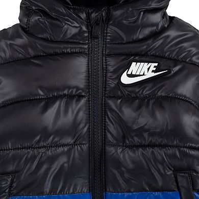Baby Boy Nike Colorblock Puffer Heavyweight Jacket