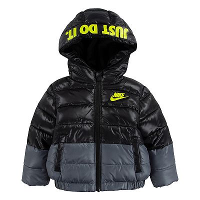 Baby Boy Nike Colorblock Puffer Heavyweight Jacket