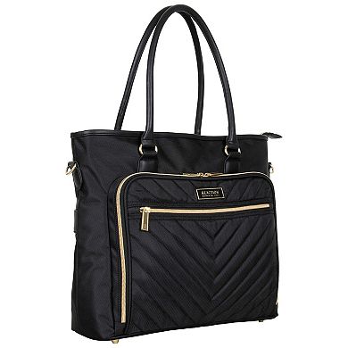 Kenneth Cole Reaction Chelsea Chevron 15-inch Laptop and Tablet Tote Bag
