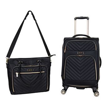 Kenneth Cole Reaction Chelsea 2 pc Spinner Luggage and Laptop Tote Bag Set