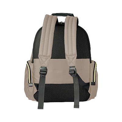 block 15 laptop backpack Luka inch Travel boldly with our convertible zippered backpack tote 4imprint 15-inch Laptop Backpack 147856