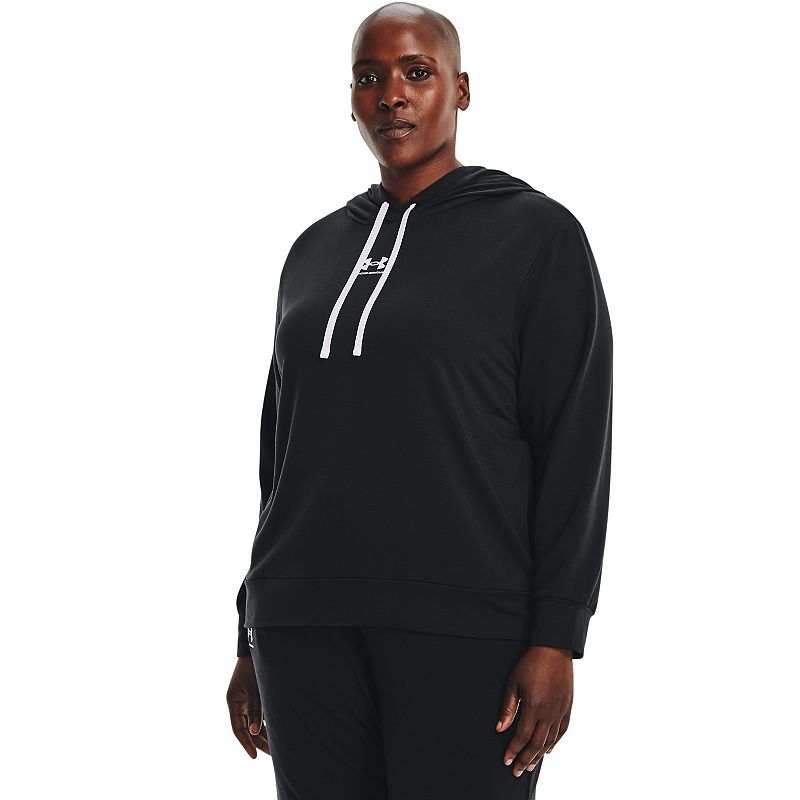Plus Size Under Armour Rival French-Terry Fleece Hoodie, Womens, Size: 1XL