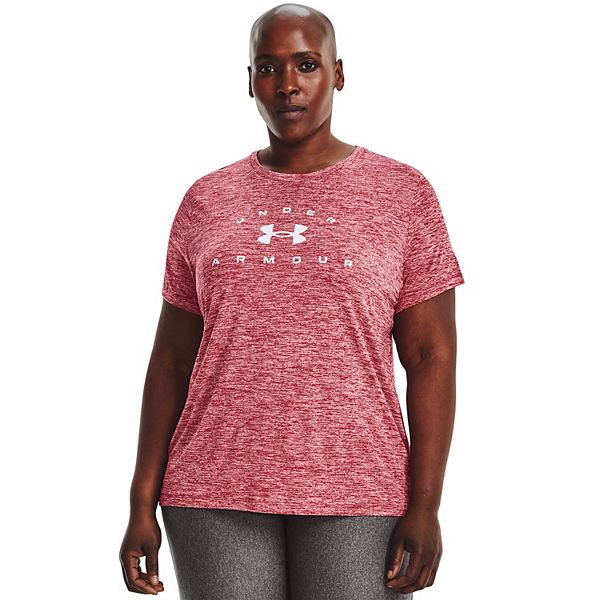 Incentivo Hasta aquí Reconocimiento Plus Size Under Armour Tech Twist Graphic Tee