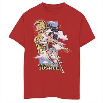 Boys 8-20 DC Comics Wonder Woman 1984 Fight For Justice Graphic Tee