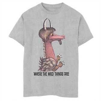 Boys 8-20 Where The Wild Things Are Long Neck Monster Graphic Tee