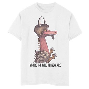 Boys 8-20 Where The Wild Things Are Long Neck Monster Graphic Tee