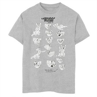 Boys 8-20 Tom And Jerry Tom Character Graphic Tee