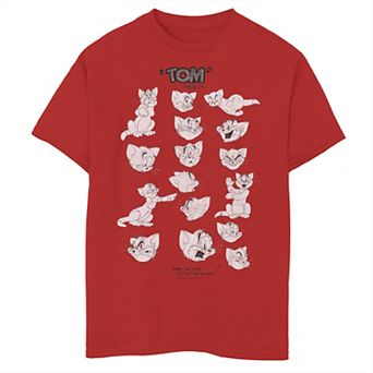 Boys 8-20 Tom And Jerry Tom Character Graphic Tee