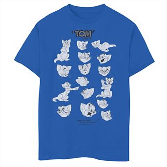 Boys 8-20 Tom And Jerry Tom Character Graphic Tee