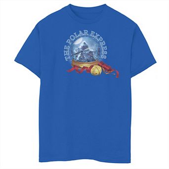 Boys 8-20 The Polar Express Snowy Mountain Graphic Tee