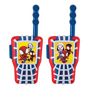 KIDdesigns Spidey & Friends Push-2-Talk Walkies Talkies