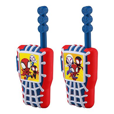 KIDdesigns Spidey & Friends Push-2-Talk Walkies Talkies