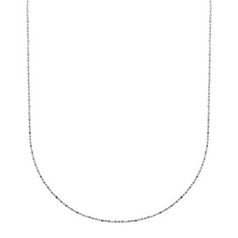 PRIMROSE Sterling Silver 24 in Dot Dash Chain Necklace