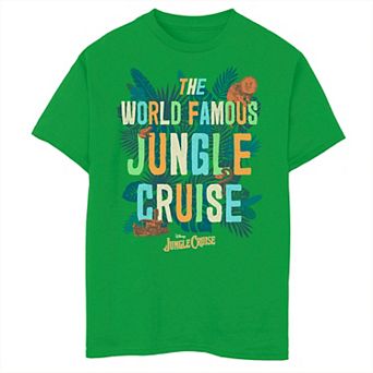 Disney's Jungle Cruise The World Famous Boys 8-20 Poster Tee