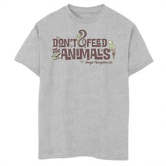 Disney's Jungle Cruise Boys 8-20 "Don't Feed The Animals" Logo Tee