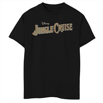 Disney's Jungle Cruise Boys 6-20 Text Logo Tee