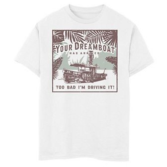 Disney's Jungle Cruise Boys 8-20 Your Dreamboat Has Arrived Tee