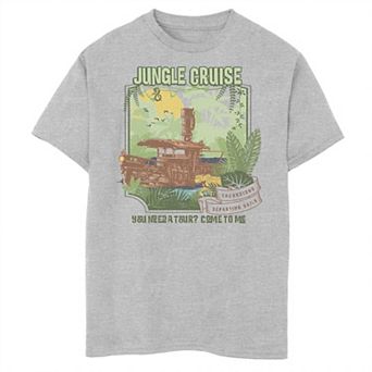 Disney's Jungle Cruise Boys 8-20 Tour Boat Poster Tee