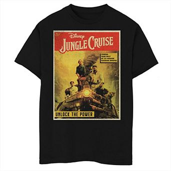 Disney's Jungle Cruise Boys 6-20 Vintage Crew Poster Tee