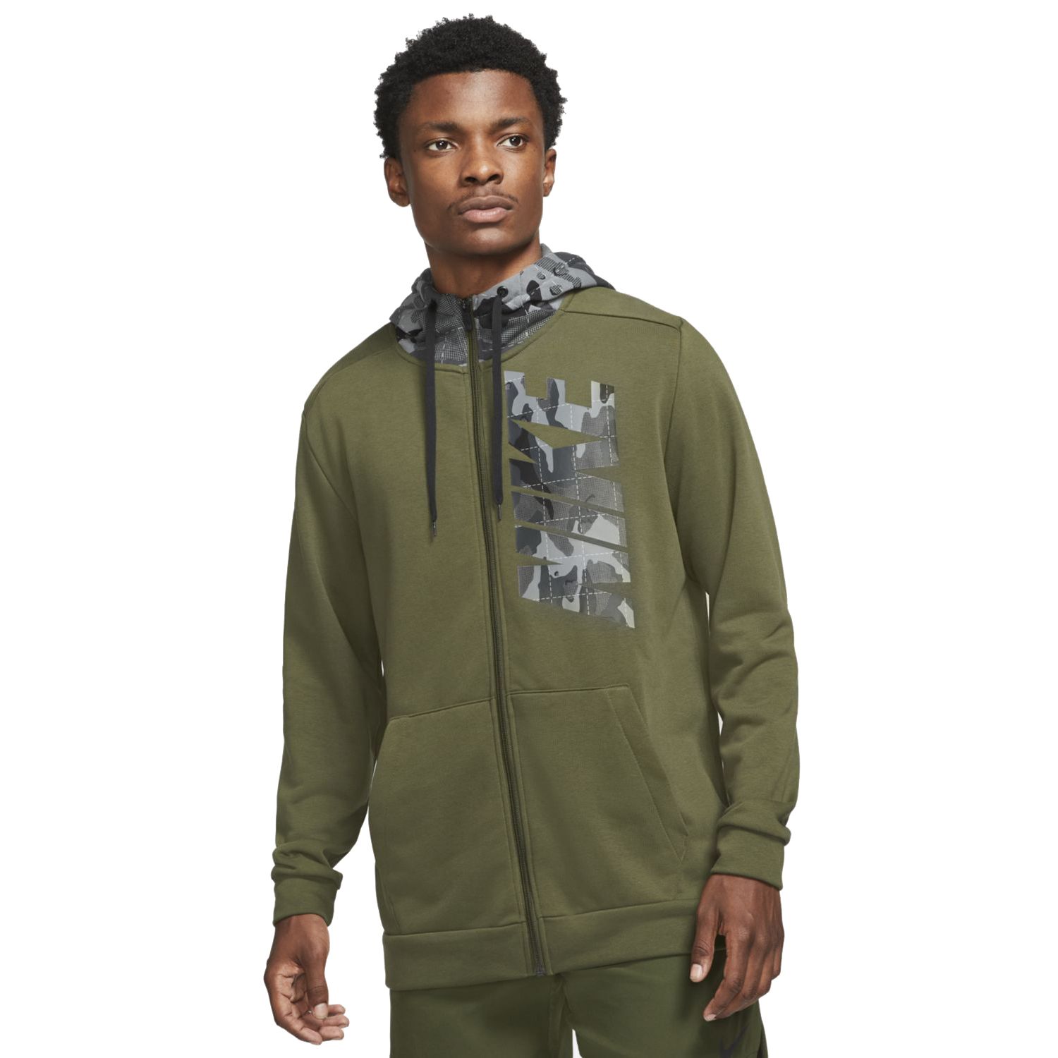 khaki green nike hoodie