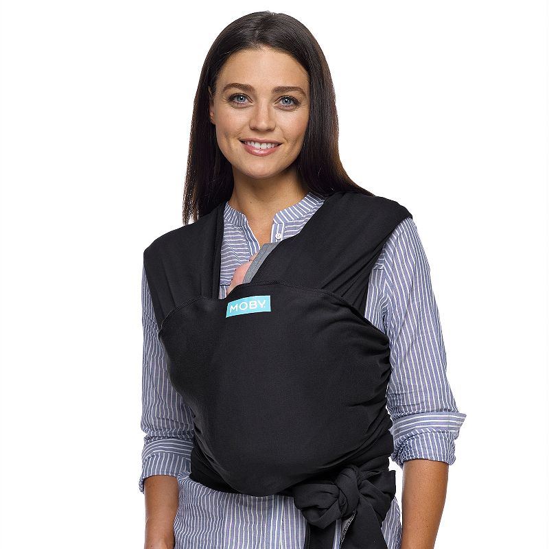 MOBY Wrap Evolution Wrap Baby Carrier, Black