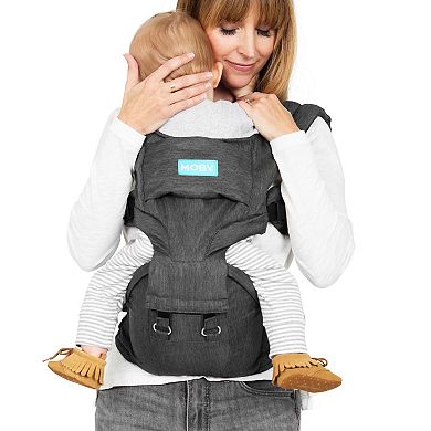 MOBY Wrap 2-in-1 Baby Carrier + Hip Seat