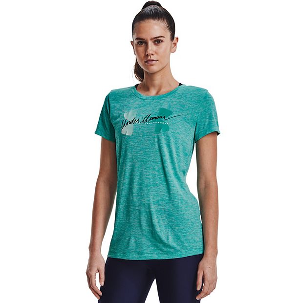 Blue Under Armour Tech Twist T-Shirt Ladies - Get The Label