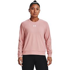 Under Armour Womens Rival Terry Po Long-Sleeve Shirt