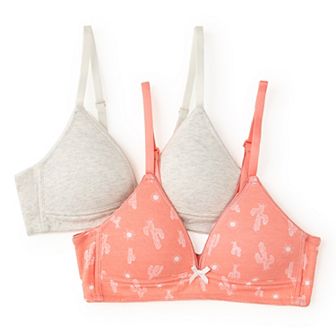 Girls SO® 2-Pack Wire Free Bras