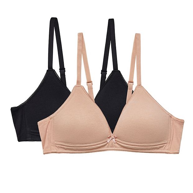 Ohlyah Women's Seamless Wire-Free Bra 3-Pack - Removable Pads, Racerback (Blue Rose Purple, Small) 7 thumbnail image
