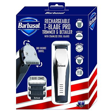 Barbasol Rechargeable T-Blade Pro Trimmer & Detailer