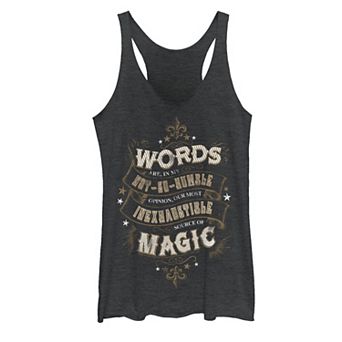 Juniors' Harry Potter "Words Are An Inexhaustible Source Of Magic" Tank Top