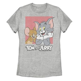 Juniors' Tom & Jerry Graphic Tee