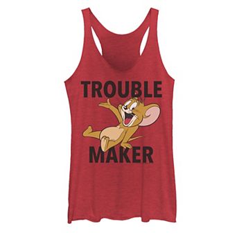 Juniors' Tom And Jerry Trouble Maker Portrait Tank Top