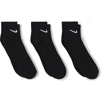 Women s Nike 3 Pack Everyday Cushioned Ankle Socks