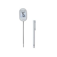 Zulay Kitchen Instant Read Food Thermometer Waterproof Digital Meat  Thermometer w/ Backlight Pink