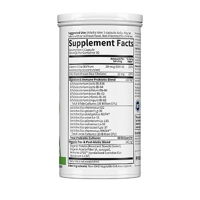 Garden of Life Dr. Formulated Probiotics Digestive & Immune Care with Zinc Supplement