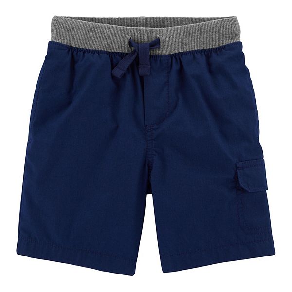 Toddler Boy Carter's Navy Pull-On Poplin Shorts