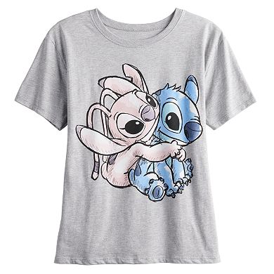 Disney's Stitch Juniors' Angel Hug Graphic Tee