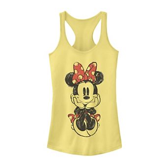 Disney's Mickey And Friends Juniors' Minnie Mouse Doodle Tank Top