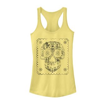Disney / Pixar's Coco Sugar Skull Characters Guitar Tank Top