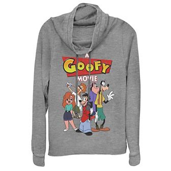 Disney's A Goofy Movie Group Shot Logo Cowl Neck Pullover
