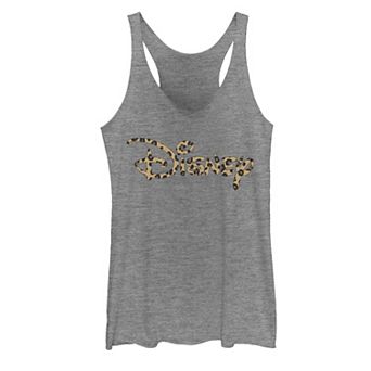 Disney's Logo Leopard Fill Juniors' Tank Top