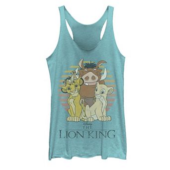 Disney's The Lion King Juniors' Distressed Trio Portrait Tank Top