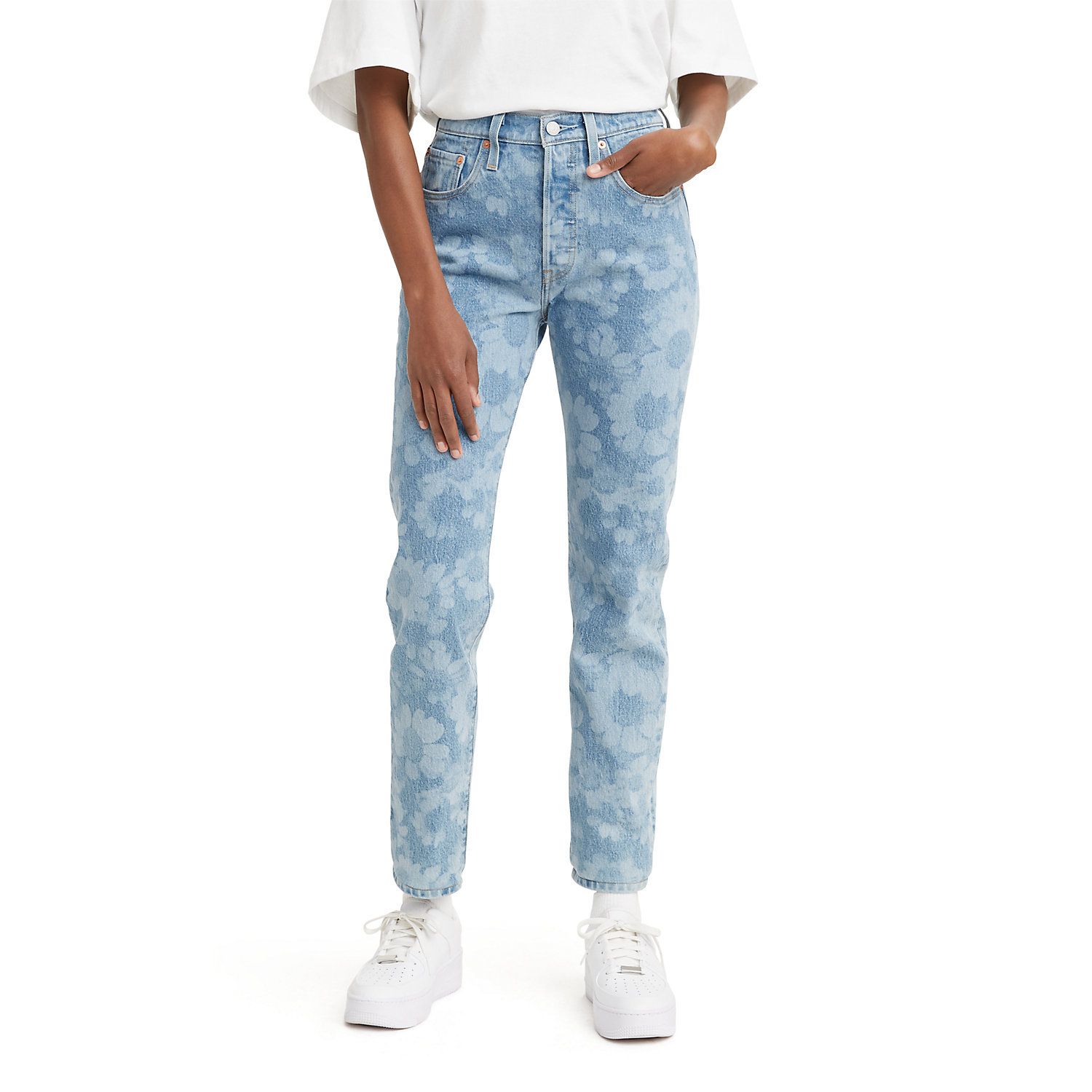 levi's light acid wash skinny jeans