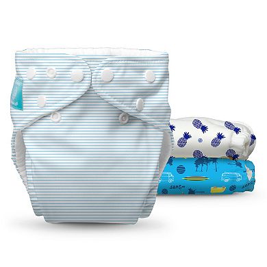 Charlie Banana Hybrid All-in-One Reusable Cloth Diapers - 3 Pack