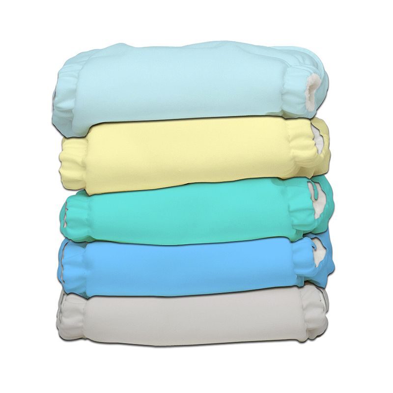 Charlie Banana Hybrid All-in-One Reusable Cloth Diapers - 5 Pack, My First 